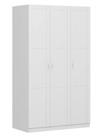Шкаф трехдверный Пегас сборный белый в Тогучине - toguchin.mebel54.com | фото
