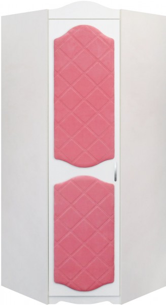 Шкаф угловой Иллюзия 89 Розовый в Тогучине - toguchin.mebel54.com | фото