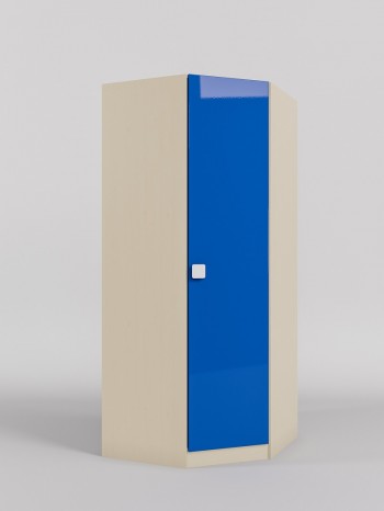 Шкаф угловой (угловая секция) Скай люкс (Синий/корпус Клен) в Тогучине - toguchin.mebel54.com | фото