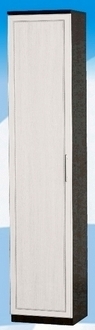 Шкаф высокий ДЛЯ ГОСТИНОЙ ШВ-450 Венге/Дуб выбеленный в Тогучине - toguchin.mebel54.com | фото