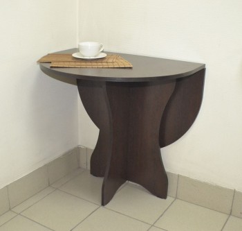 Стол кухонный Компакт (Венге темный) в Тогучине - toguchin.mebel54.com | фото