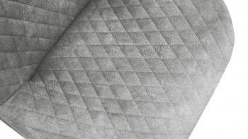 Стул «Оливер» К1С Черный муар/Микровелюр Wellmart Silver в Тогучине - toguchin.mebel54.com | фото
