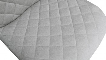 Стул «Ричи» К1С Белый/Микровелюр Jercy Silver в Тогучине - toguchin.mebel54.com | фото