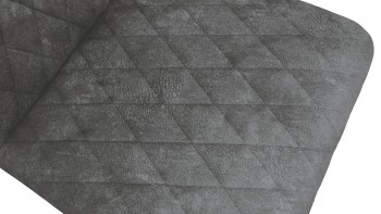 Стул «Стенли» К1С Белый/Микровелюр Wellmart Graphite в Тогучине - toguchin.mebel54.com | фото