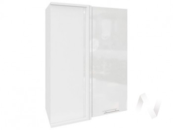 Угловой шкаф Валерия-М ШВУ 699 (Белый глянец/Белый/верхний/высокий) в Тогучине - toguchin.mebel54.com | фото